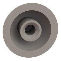 Essentra Components 27DM070 ລິວັດສະກັດດ້ວຍກັນ Snap-Together Rivet Female Dome Rivet, .203 ຄວາມສູງ, .438 OD