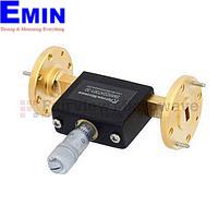 Fairview  SMW22AT001-30  WR-22 Waveguide Continuously Variable Attenuator With Dial 0 to 30 dB Operating from 33 GHz to 50 GHz, UG-383/U Round Cover Flange