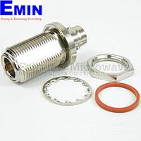 Fairview Microwave  SM3506 Bulkhead N Female to BNC Female Adapter (4 Ghz)