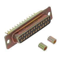 ITT Cannon M24308/23-21F ປຸ່ມຕໍ່ສອງ D-Sub MIL Spec, ຄວາມໜາແບບມາດຕະຖານ Cadmium,3 ,25
