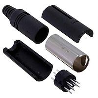 Adam Tech MDP-009 ປລັກ CONN PLUG MALE MINI DIN 9P SILV