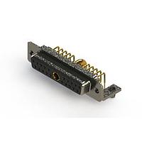 EDAC 630-21W1640-4N3 ຕູ້ຕິດຕໍ່ D-Sub ປະສົມມຸມຂວາ ຕູ້ຕິດຕໍ່ພະລັງງານ Combo D-Sub