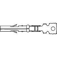 AMP Connectors - TE Connectivity 641294-1 (CUT STRIP) ຕິດຕໍ່ 26-18G SOCKET TERM ຕັດລອດ 100 ຊິ້ນ