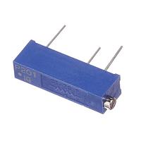 Nidec Components CT-20EP201 ຕົວປັບທົ່ວໄປ 200 W 20mm rect. multi turn side adj, 13mm pin space