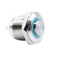 E-Switch PV6H240SS-341 ຕ້ານການທຳລາຍ 2A 48VDC BLU LED 16mm Off(On) SPST