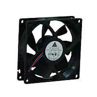 Delta Electronics, Inc. QFR0912VH-R00 ພັງລົມ Axial DC Axial, 92x25.4mm, 12VDC, ຕິດລັອກເຄື່ອງຈັບຄວາມໄວ