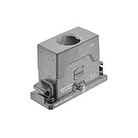 HARTING 19405160483 Hoods 16B HPR ຮູດຄອມແພັກ HC (ກວ້າງ), ລອກເຄື່ອງດ້ວຍຄວາມກັບກາງ, ທາງເຂົ້າດ້ານບູດ, M40