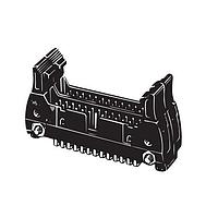 Omron Electronics XG4A-6079-A ຕົວເຊື່ອມສາຍແບບແບບບາງ 2ຊັ້ນ RA ປລັກ 60x2P ລອງລອກ 2ຂົນສະຫຼຸບ