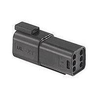 Molex 93444-4107 ປຸ່ມຮັບ ML-XT 6CKT RECP BRN W/SML BACK SEAL