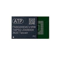 ATP Electronics FM8G00EMCV3RBFC eMMC ອຸນຫະພູມການຄ້າ -25C ຫາ +85C 11.5x13 MLC