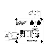 Analog Devices DC1032A ຕົວຄວບຄຸມແຮງດັນໄຟຟ້າ - ຕົວຄວບຄຸມແຮງດັນໄຟຟ້າປ່ຽນສະຖານະ LTC3725EMSE/LTC3726EGN 1/8 Brick - 36V