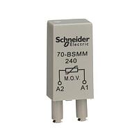 Schneider Electric Relays 70-BSMM-240 ປຸ່ມຕິດຕັ້ງ Relay MOV Suppressor ສໍາລັບ 70-782 Sockets