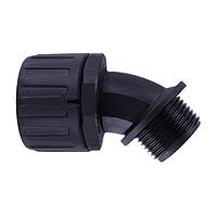 HellermannTyton 166-90331 ການປ້ອງກັນສາຍເຄື່ອງ HelaGuard ບໍ່ເປັນແຫຼ່ງແລະມີ IP66 ມຸມ 45 ອົງສາ, ການດັບ 1/2" NPT, ສະຕິງ 0.38", ສີດຳ, 10 ຊຸດ/ກະຕ່າ