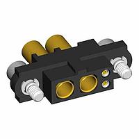 Harwin M80-4C10205F2-02-325-00-000 ຊຸດການເຊື່ອມສາຍ Power to the Board 2+2 Pos. Female 24-28AWG+12AWG ມີ Jackscrews