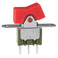 NKK Switches M2012TNW01-DC ສະຫນັບສະຫນູນ Rocker ON-ON FRAME MNT .365 ແດງ RKR SOLDER LUG