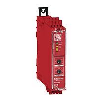 SCHNEIDER XPSUAK12AC ຕົວຄວບຄຸມຄວາມປອດໄພ ໂມດູນຄວບຄຸມຄວາມປອດໄພ, Harmony Safety Automation, Cat.4, ມີຄຸນສົມບັດ XPSUAF + PNP/NPN, ແຜ່ນຄວາມປອດໄພ, 24v AC/DC, ສປຣິງ