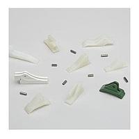 BIVAR CP-49 BK ກາດອອກ PCB Ejector .1in Nylon ສີດຳ