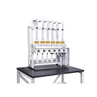 Labconco 2127602 ເຄື່ອງກັ່ນ Kjeldahl (Six-Place, 230V)