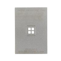 Chip Quik IPC0144-S ປຸ່ມຊອກເກັດ & ອາແດບເຕີ QFN-56 ແບບສແຕນເນລສສຖີນ Stencil