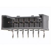 Molex 53426-9071 ມິນິ-ລອກ PCB Header PCB Header ແຖວດຽວ RA ຜ່ານຮູບຮ່ອງ ການຄຸມກັນ Pos Lock 7 Ckts GloWire ສີດຳ
