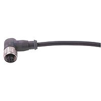 HARTING 2134B000491015 ເສັ້ນສາຍອຸປະກອນສະເຄນເຊີ / ເສັ້ນສາຍອຸປະກອນກະຕຸນ M12 A-code ປະຕິບັດສະເລີຍດ້ານໜຶ່ງ ສາຍສະເລີຍທີ່ມີການຄຸມຄອງດ້ວຍການຫຸ້ມ, 4pin, ປະເພດຜູ້ຍິງມີມຸມ, ສີດໍາ, ມີ LED, 1.5m