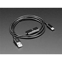 Adafruit 4696 ສາຍສະບັບ USB ປະເພດ C ມີສະຫນັບສະຫນູນຂໍ້ມູນ/ການຊາມ - ຍາວ 1 ແມັດ