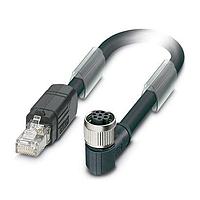PHOENIX CONTACT 1412402 ເຄື່ອງສາຍ Ethernet / ເຄື່ອງສາຍເຄືອກຕໍ່ NBC-M12FR/0,5- 971/R4AQ VR