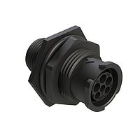 Amphenol SINE Systems FLS710N3W3S03 ຕົວເຊື່ອມຕໍ່ 6 POS JAM NUT RECEPT