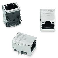Wurth Elektronik 74980104400 ມັກເນຕິກ ຈແກ WE-RJ45 Intgtd XFMR 10/100Base-T