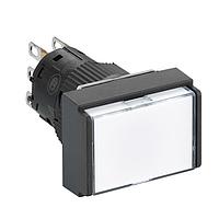 SCHNEIDER XB6EDW1B1P ປຸ່ມກົດສະຫນອງ IPB SPG Ret, Rect., ຂາວ, 24V, 1 NO/NC