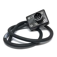 Ultralife CA0008 ສາຍສະໜອງພະລັງ DC CABLE CHARGER-24" 4 CONDUCTOR BK W R G