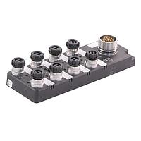 HARTING 090700221200 ເສັ້ນສາຍອ່ານຄ່າ / ເສັ້ນສາຍກະຕຸ້ນ Sensor Actuator Box M12 Acode 4pin8Ports