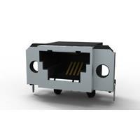 AMP Connectors - TE Connectivity 1-1761195-1 ຕູ້ເຊື່ອມຕໍ່ແບບມົດູລ / ຕູ້ເຊື່ອມຕໍ່ Ethernet 4 SDL SE GRND RCPT ASSY