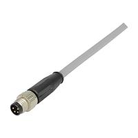 HARTING 21348000481030 ເສັ້ນສາຍອຸປະກອນສະເຄນເຊີ / ເສັ້ນສາຍອຸປະກອນກະຕຸນ M8 A-code ປະກອບສາຍທີ່ມີປາຍດຽວທີ່ຜ່ານການຄຸດຊຸມ, 4ພິນ, ປະກົດຊາຍຕົວຜູ້ຊາຍຕົວຕົນ, PVC ສີເທົາ, 3.0m