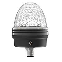 RAFI 1.69.010.101/1000 ໄຟສະແດງຕອນຕິດຕູ້ LED Panel Mount Indicators Signal lamp TILTED DIAMOND+ IO-LINK, ໄຟ RGB, 24 ໂວລ໌, ກະບອດແຈ້ງແຈງ, M12 4-pin A-coded