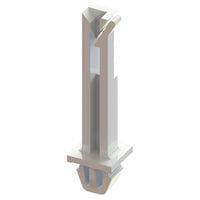 Essentra Components VMCGLE-31M-01 ແນະນຳບັດ Snap-In, ການຕິດຕັ້ງຕັ້ງຕົ້ນ, ທຳມະຊາດ, ຄວາມສູງ 31.8 ນິ້ວ