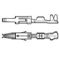 AMP Connectors - TE Connectivity 962876-1 (CUT STRIP) ຂໍ້ຕໍ່ MICRO-TIMER II SKT ຕັດສະຕຣິບ 100 ຊິ້ນ