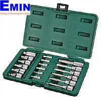 SATA 09052 18PC. 1/4" & 1/2"DR TORX®  BIT SOCKET SET 
