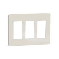 Square D SQWP141003LA ກະແຈປົກຄຸມ 3 GANG SCREWLESS MATTE WALL PLATE LA