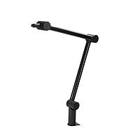 CHERRY JA-0800 ລະບົບລະດັບສຽງ CHERRY UM 6.0 ADVANCED USB Microphone, ມີ shock mount ສໍາລັບການສະຕຣີມແລະໃຊ້ງານສຳລັບສຳນັກງານ. ສີເງິນ/ດຳ