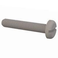 Essentra Components 50M035060N020 ພັນສລອດເດດ Pan Slotted Screw, M3.5 X .6 Thread, 20mm Lg