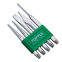 TOPTUL GAAV0601 6pcs Pin Punch Set