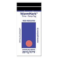 SpotSee WM 25/77-8 ຕິດຕາມອຸນຫະພູມ WarmMark Short-Run 25C/77F, 8 ຊົ່ວໂມງ ປ່ອງໜ້າຕາເທົ່າໜຶ່ງ