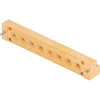 Amphenol SV Microwave 3211-60181 ຕູ້ຕໍ່ຕໍ່ຫຼາຍພອດ SMPM M Edge Launch Conn, 8 Port, FD
