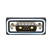 NorComp CDFR7W2113L411 ຕູ້ຕິດຕໍ່ D-Sub ປະກອບປະກັນ 7W2 R/A ບົດບາດ M FL 4-40 ການດຶງໃນ 40 Amp