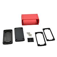 Bud Industries EXN-23356-RD ກະບອງປະກອບ PCB ອະລູມິນຽມອອກແບບດຽວ ສີແດງ (2 X 4.5 X 2.7 ນິ້ວ)