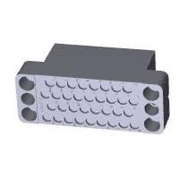 AMP Connectors - TE Connectivity 213801-1 ຕົວເຊື່ອມ M-SER REC HSG 34 POS