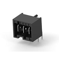 AMP Connectors - TE Connectivity 521384-3 ກອງຫົວແລະກອງສາຍສົດ ASSY PL R/A RAST5 HEADER 03-A