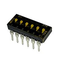 CTS Electronic Components 210-6MST ສະຫນາມສະລັບ DIP 6 ສ່ວນສະລັບ SPST