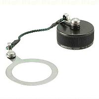 Amphenol Socapex USB3CFTVC7ZN ອຸປະກອນເຊື່ອມຕໍ່ USB USB-C ຝາປຸ່ມກະທົບ Jam nut, ຮອບອະລູມິເນຍພ້ອມກັບການຄຸດສີດຳຊິນຄິເນວ